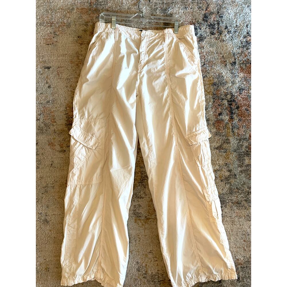 BDG URBAN OUTFITTERS Y2K CARGO PANTS BEIGE COTTON SIZE XL - Picture 3 of 5